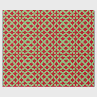 Festive Green & Red Christmas Wrapping Paper