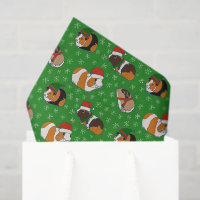 Festive Guinea Pigs Christmas Patterned