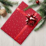 Festive Hand Drawn Red Pink Polka Dot Christmas Wrapping Paper<br><div class="desc">This sweet classic design features a hand drawn soft pink polka dot on classic red for that cosy,  traditional holiday feeling with a hint of whimsy. Original art by Malissa Melrose.</div>