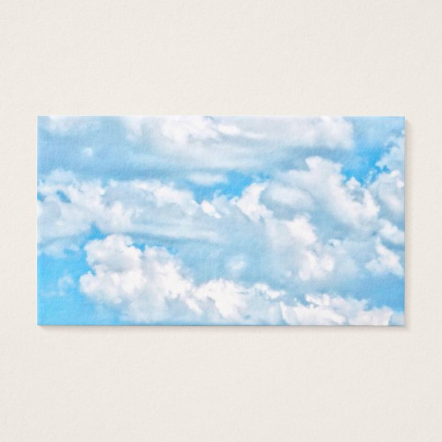 Festive Happy Sunny Clouds Background (Front)