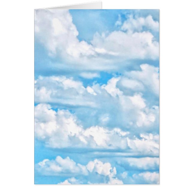 Festive Happy Sunny Clouds Background (Front)