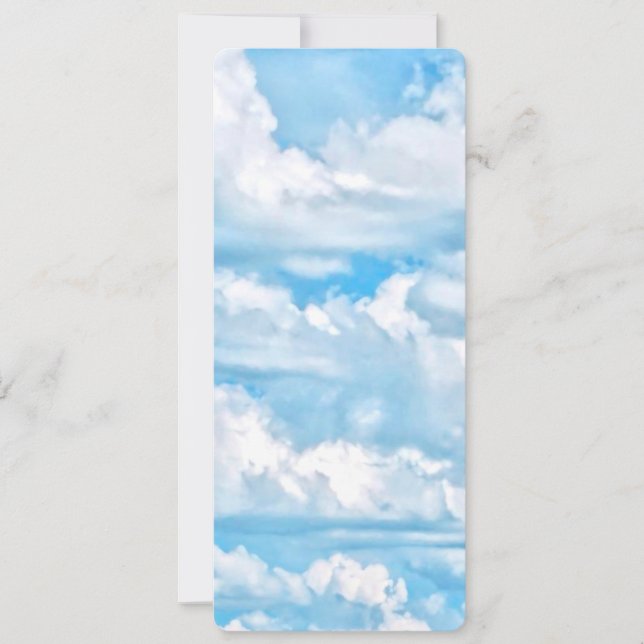 Festive Happy Sunny Clouds Background (Front)