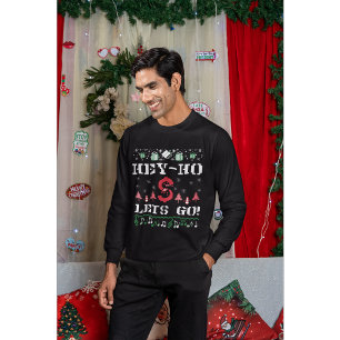 Festive Hey-Ho Snowman Music Ugly Christmas Sweatshirt