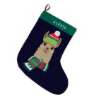 Festive Holiday Alpaca Personalised
