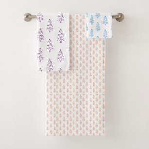 Festive Holiday Bathroom Decor Towel