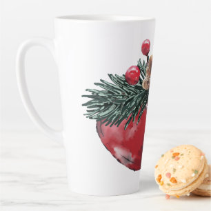 Festive Holiday Bells Latte Mug