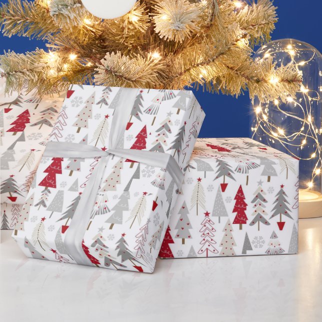 Festive Holiday Christmas Gifts Wrapping Paper (Holidays)