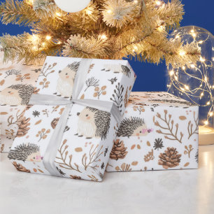 Festive Holiday Christmas Gifts Wrapping Paper