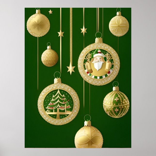 Festive Holiday Decorations (Front)