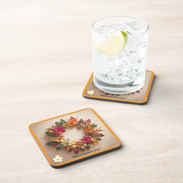 "Festive Holiday Delight" Coaster (Right Side)