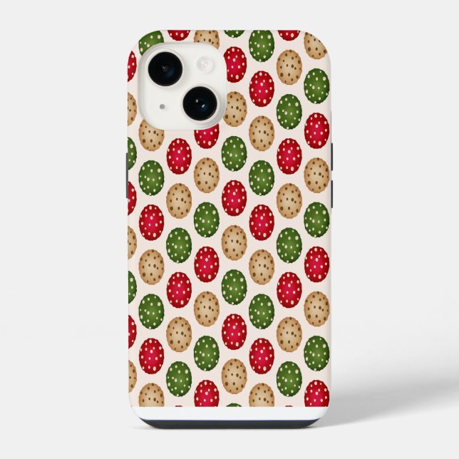 Festive holiday design iPhone case (Back)
