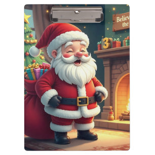Festive Holiday Home Accent - Christmas Decorative Clipboard