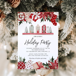 Festive Holiday Party Invitation