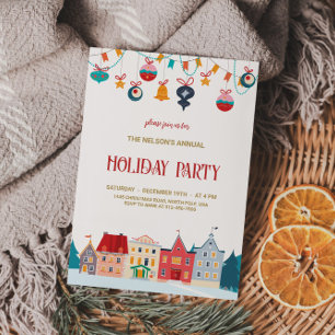 Festive Holiday Party Invitation