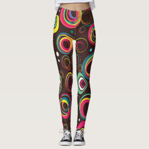 Festive holiday, seamless texture leggings
