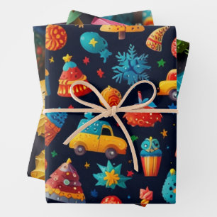 Festive Holiday Wrapping Paper
