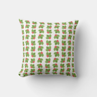 Festive Holly Repeat Pillow