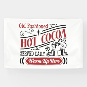 Festive Hot cocoa bar vendors Banner