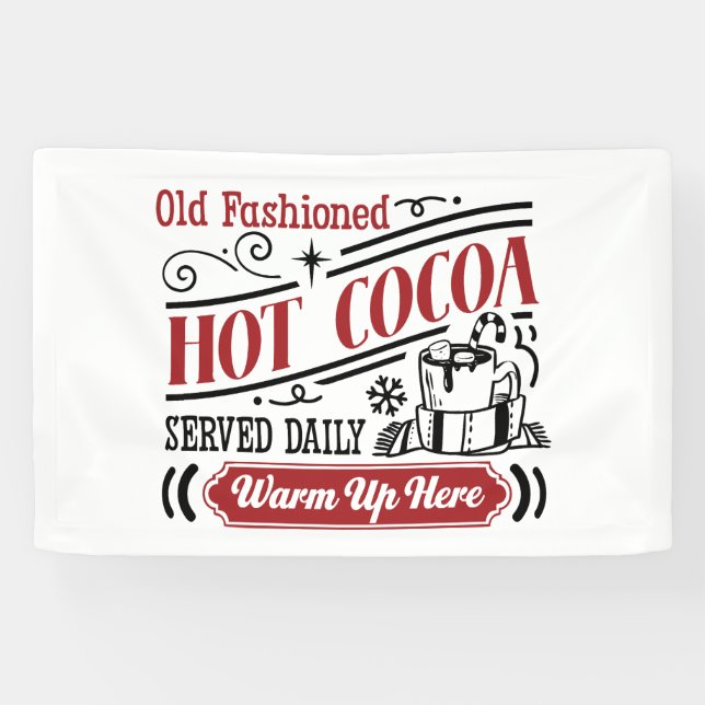 Festive Hot cocoa bar vendors  Banner (Horizontal)