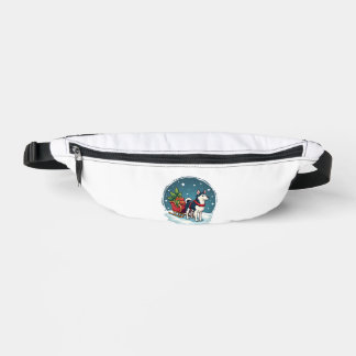 Festive Husky Ride Bum Bags