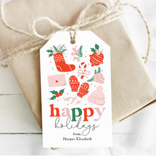 Festive Icons Gift Tags