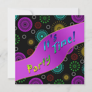 FESTIVE INVITATION - PARTY TIME