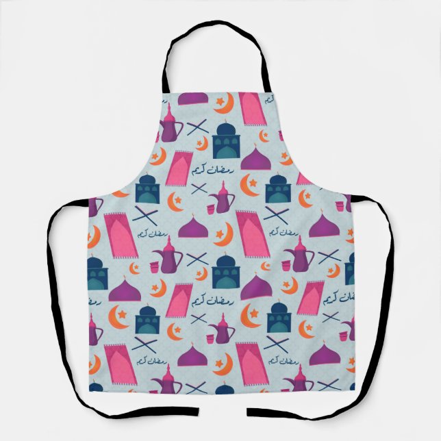 Festive Islamic Ramadan Design Apron (Front)