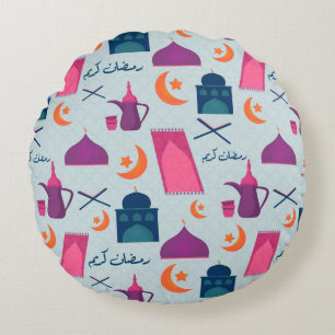 Festive Islamic Ramadan Design Round Cushion