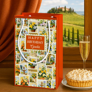 Festive Italian Pattern Small Gift Bag