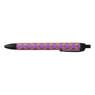 Festive Jack-O'-Lanterns Black Ink Pen