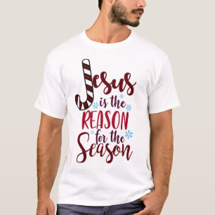 Festive Jesus is the reason for the Season T-Shirt