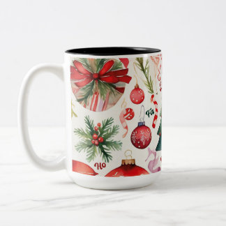FESTIVE JOY CHRISTMAS COFFEE MUG