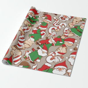 Festive Joy Christmas Wrapping Paper