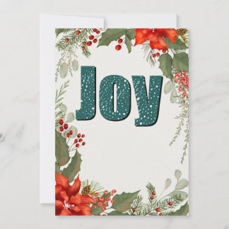 Festive Joy Holiday Greeting Card