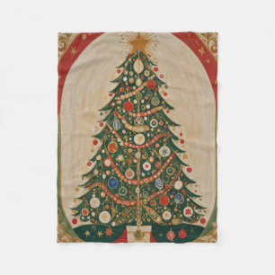 Festive Kaleidoscope Fleece Blanket