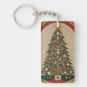 Festive Kaleidoscope Key Ring