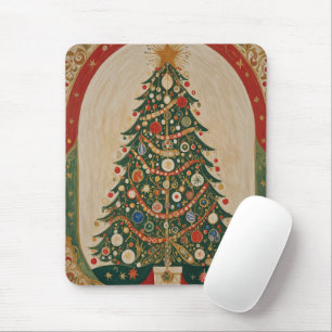 Festive Kaleidoscope Mouse Pad