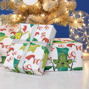 Festive Korok Santas Wrapping Paper