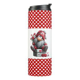 Festive Love Messenger Gnome Thermal Tumbler