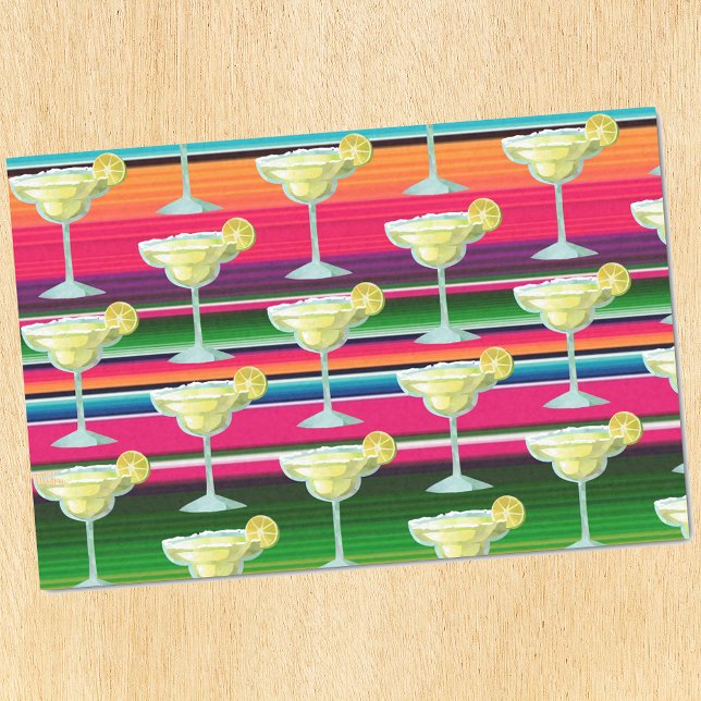 Festive Margarita Mexican Blanket Fiesta Serape Tissue Paper (Creator Uploaded)