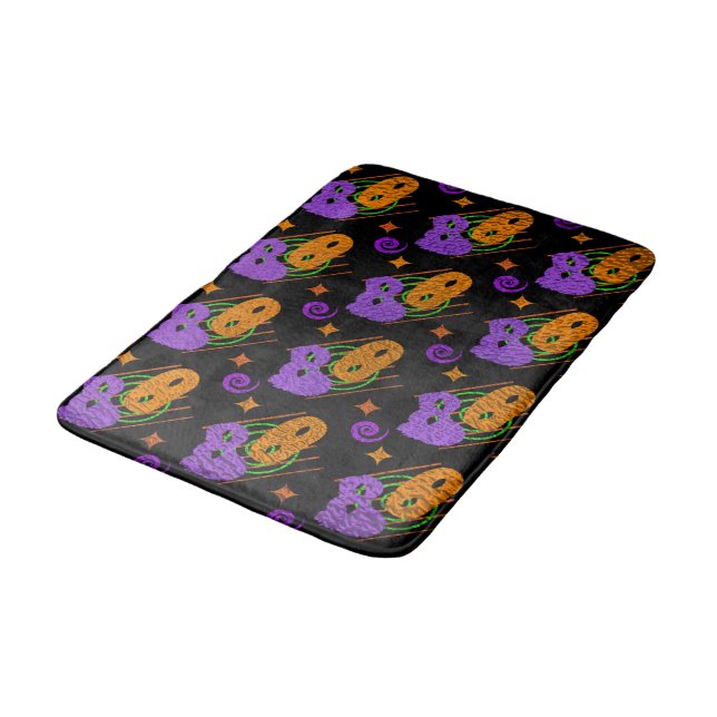 Festive Masquerade Masks Bath Mat (Angled)
