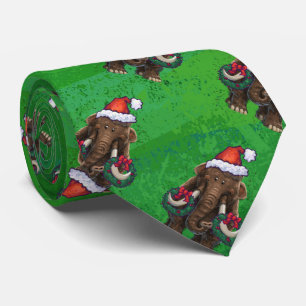 Festive Mastodon on Green Tie