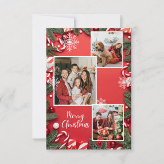 "Festive Memories: Capturing the Spirit of Christm RSVP Card