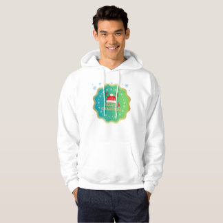 Festive Merry & Bright Christmas Design - Hoodie