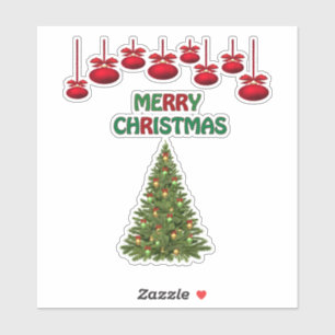 Festive Merry Christmas Bush Tree Decor Lights