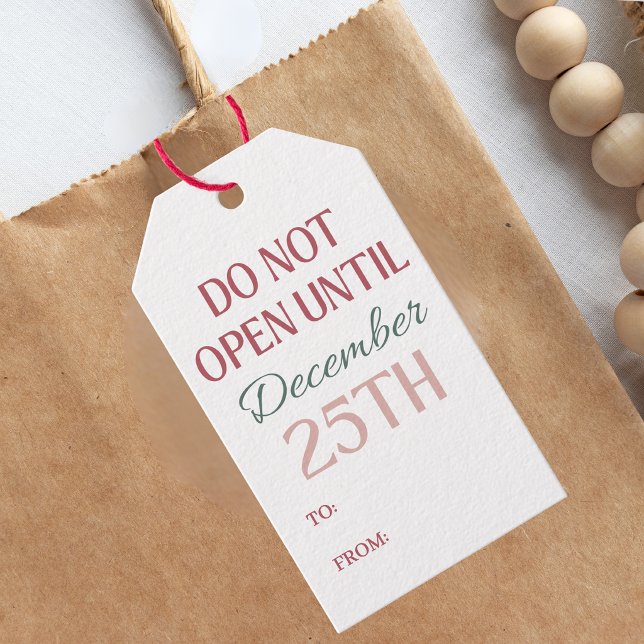Festive Merry Christmas Gift Tag (Creator Uploaded)