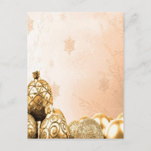 Festive Merry Christmas Holiday Postcard