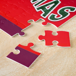 Festive Merry Christmas Jigsaw Puzzle