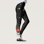 Festive Merry Christmas with Funky Frosty Snowman Leggings<br><div class="desc">Considering an outfit for Christmas? Maybe something that goes nicely with your top and at the same time evokes the spirit of the season. Enter the starry night leggings. Maybe you don't like the shade / colour - change it! Yes you can!</div>