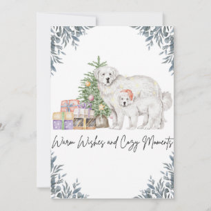 festive modern greeting card holidays christmas